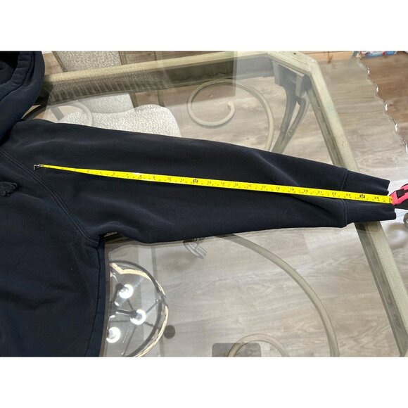 H&M Black Oversized Hoodie Sweatshirt With Drawstring Hood & Kangaroo Pocket - Picture 6 of 6